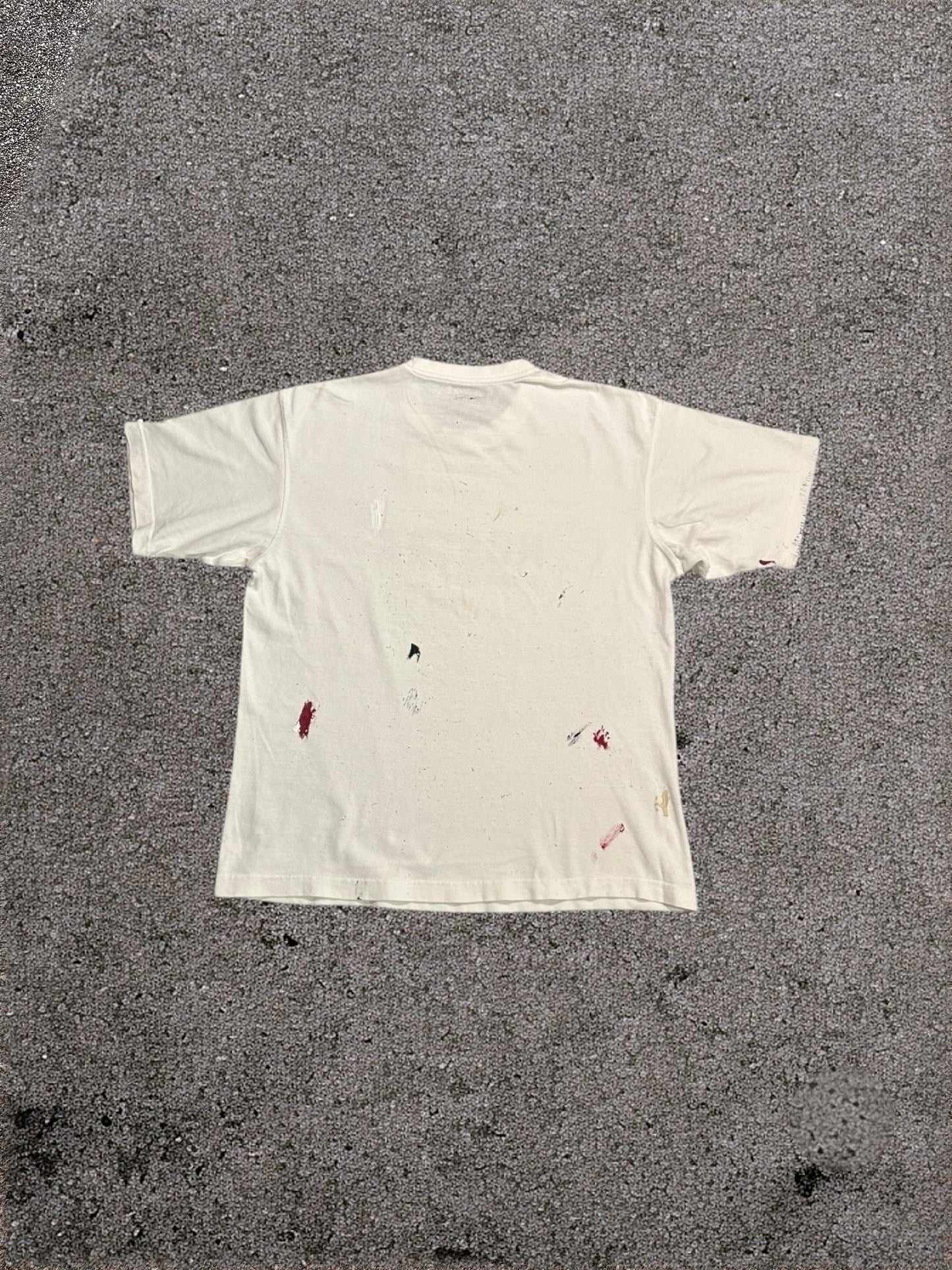 NOSTRA SPLATTER TEE - WHITE