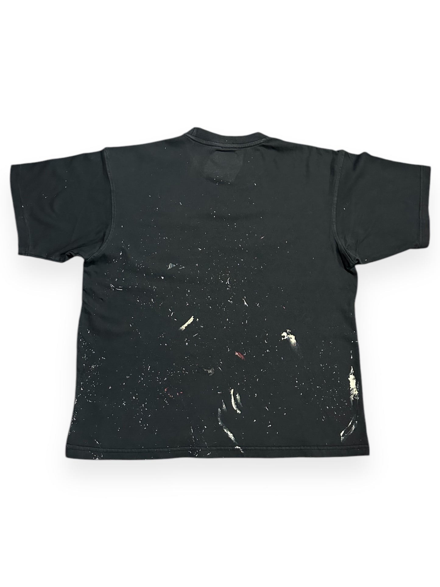 Oversized Splatter Tee | Black